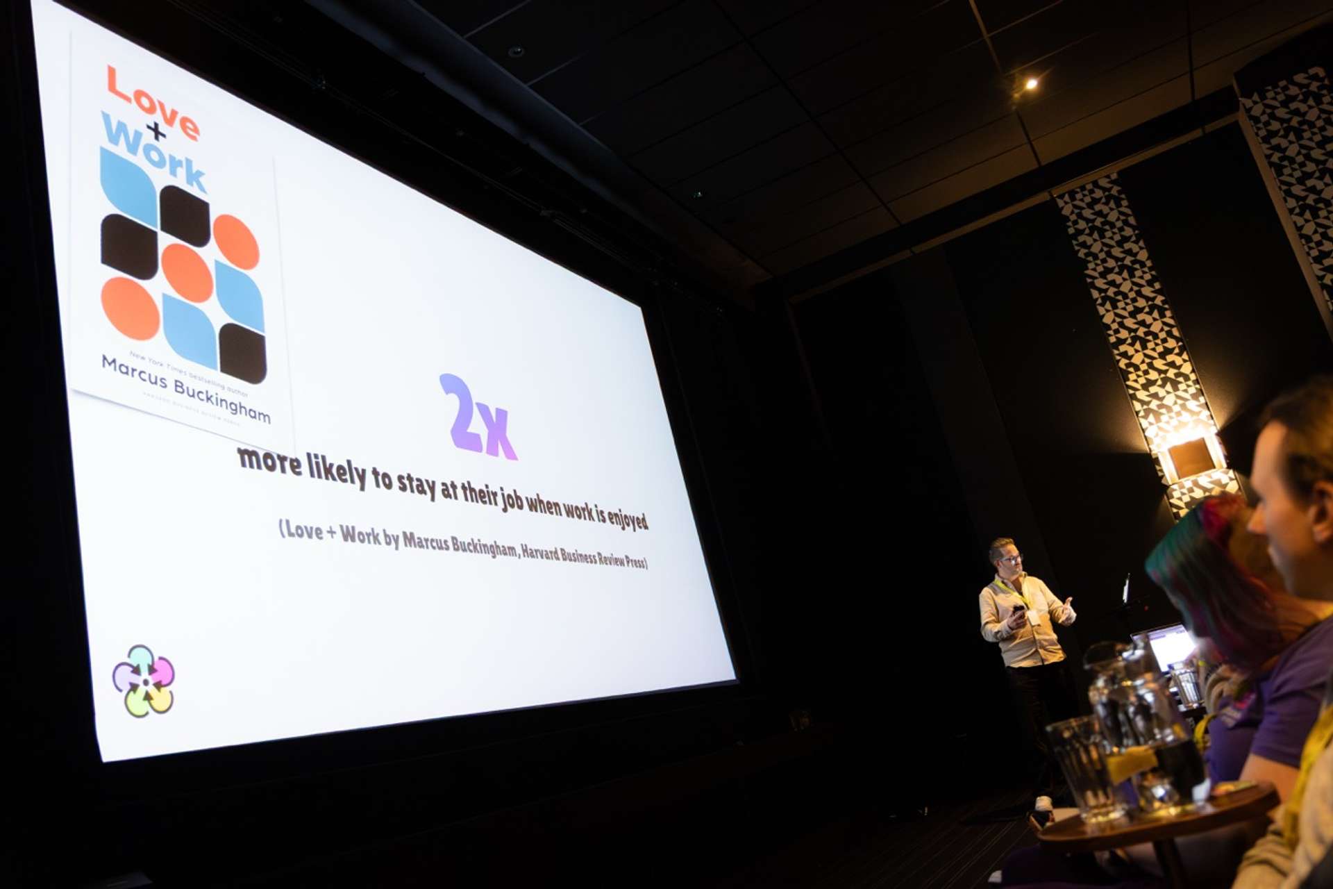 Talking about workplace enjoyment at Tech Mids 2025